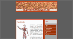 Desktop Screenshot of bluterkrankungen.de