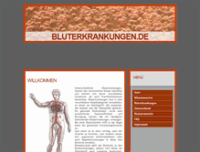 Tablet Screenshot of bluterkrankungen.de